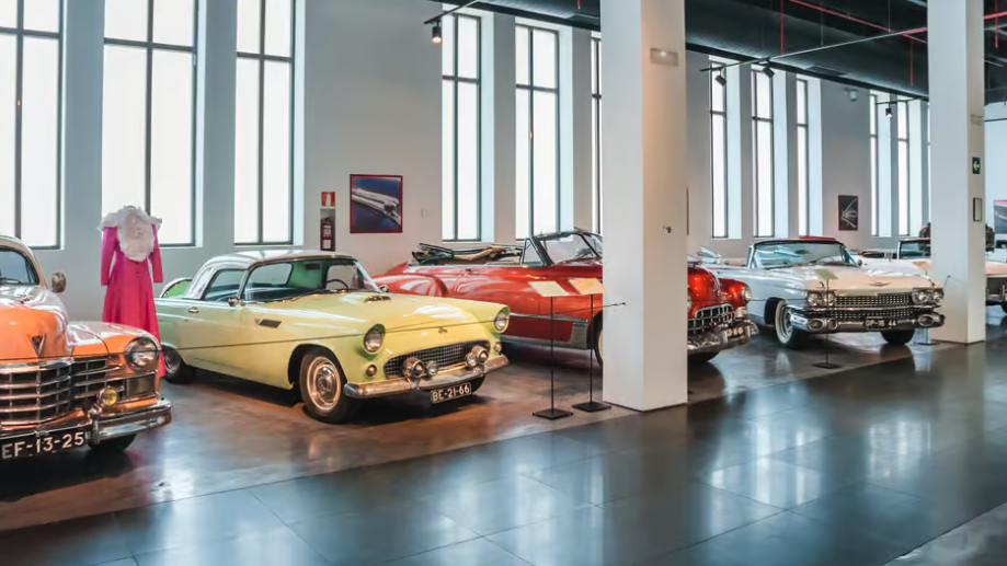 cars in the automobile museum malaga